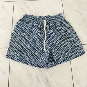 Little Flower Boys Floral Swim Trunks